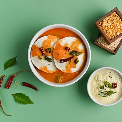 SAMBAR BIG IDLI ( 2pc )