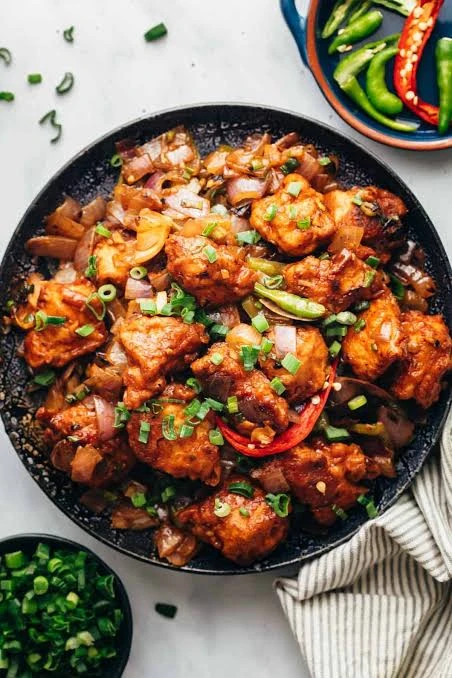 Chilly loose chicken