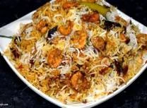 Prawns biryani