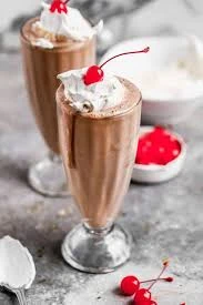 Chocolate milk shake