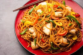 Chicken Schezwan noodles