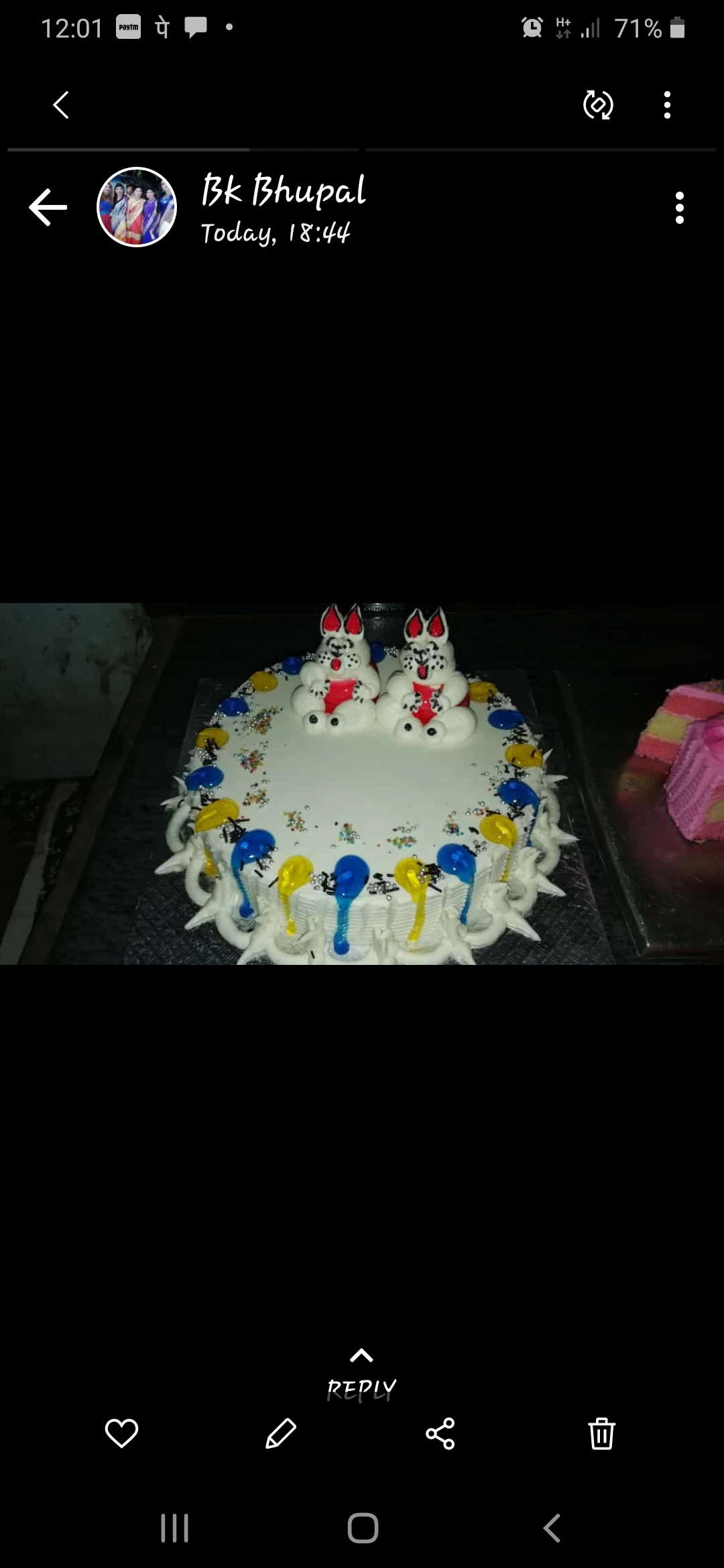 NORMAL BIRTHDAY cake 1kg
