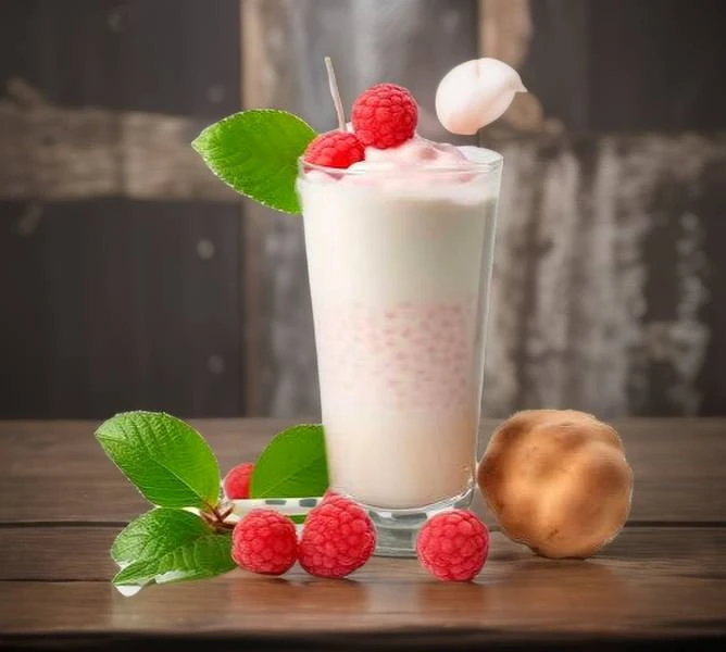 LITCHI MELON MILKSHAKE