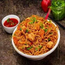 Schezwan chicken noodles