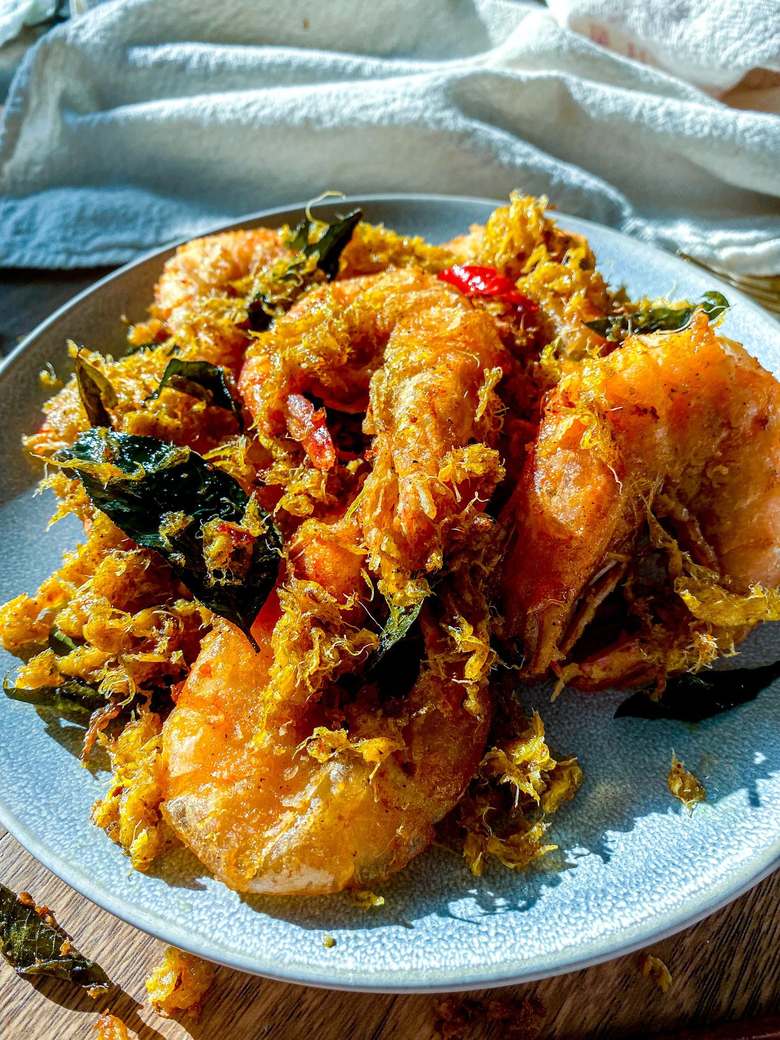 BUTTER FRIED PRAWNS